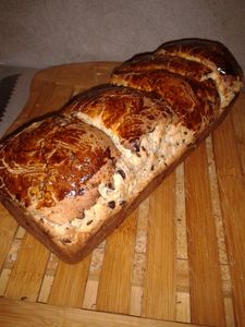 Brioche aux céréales et pépites