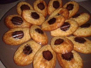 madeleines fourrées