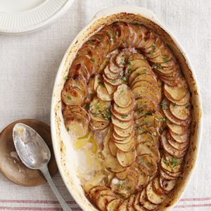 Leek and Potato Gratin