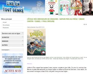 Critiques en ligne !