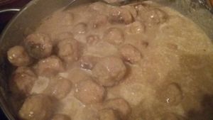 boulettes de viande a la crème comme chez IKEA