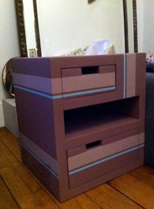 Chevet en carton