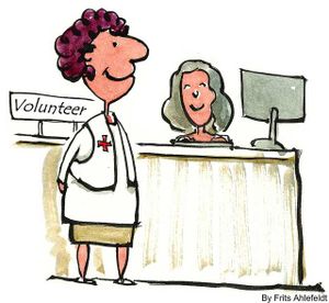 Je suis volunteer ! .... euh bénévole...