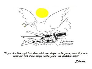 la colombe de PICASSO