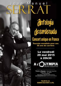 Joan Manuel SERRAT à l'Olympia