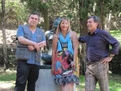 Benjamin Stora, Marielle et J.P.Bonnel à Banyuls, tombe de Maillol