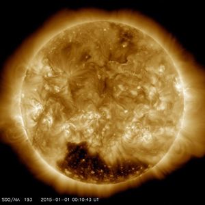 Imponente buco coronale sul nostro Sole!