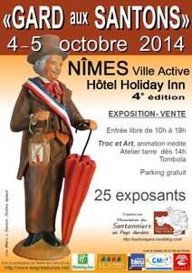 Gard aux Santons à Nimes les 4 et 5 octobre