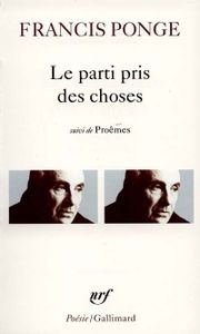 Quelques éléments sur le recueil de Ponge