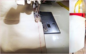 Tutoriel l'ourlet piqué simple