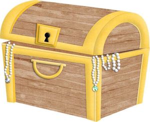 .. Anniversaire .. "gâteau bateau pirate et son coffre aux trésors"