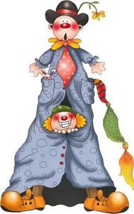 .. Carnaval .. " déguisement du petit clown "