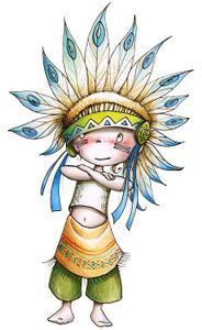 .. Déguisement du petit indien ..