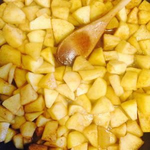 Tarte aux pommes rustique