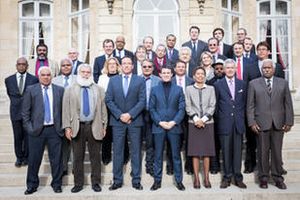 Déclaration du Groupe UC-FLNKS et Nationalistes Comité des signataires, jeudi 4 février 2016, Paris, Hôtel Matignon