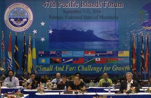 Question of the integration of New Caledonia as a full member of the Pacific Islands Forum