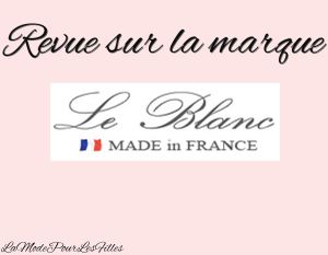 Revue: Le Blanc