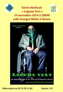 THÉÂTRE : 2 soirées à venir à Nexon !!