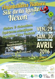 Animations Nature - Nexon - Ven. 29 & Sam. 30 Avril