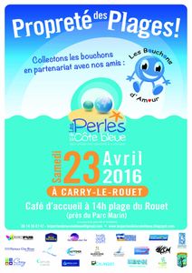 Opération Propreté Samedi 23 Avril à 14h au Rouet plage à Carry