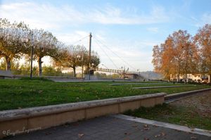 Agen - Soir de novembre sur le Gravier