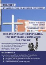Colloque à Paris « Évangélisation en quartier populaire »