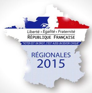 Carte de France élections régionales