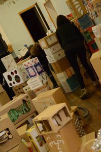 Festival Passion d'Avril "La poubelle enchantée" Les cartons