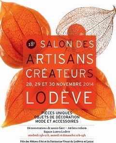 Salon des Artisans Créateurs de Lodève - du 28 au 30 Novembre 2014