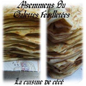 Msemmens ou galettes feuilletées