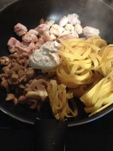 One pan pasta au "boursin cuisine"
