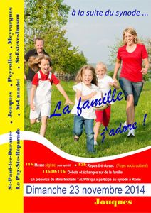 « La famille : j’adore ! ». Rassemblement des paroisses de notre unité pastorale le dimanche 23 novembre à Jouques