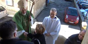 Institution en vue du diaconat de Philippe Vincent en présence de Mgr Dufour