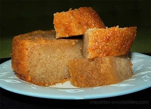 Gâteau de manioc au lait de coco