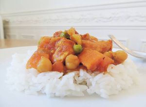 Curry de Poulet aux Patates douces