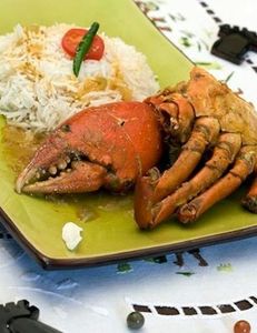 Crabes au lait de coco