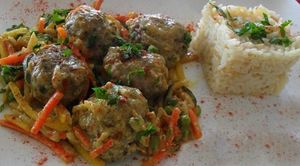 Boulettes de viande au curry
