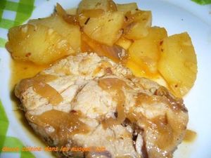 Rôti de veau exotique