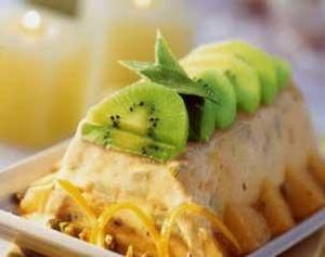 Bûche glacée express aux fruits
