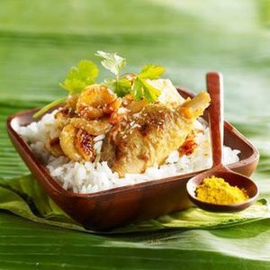 Poulet malgache à la banane