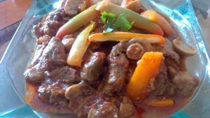 Rougail malagasy de viande pimentée