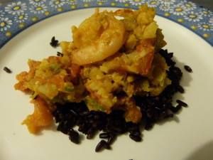 Fricassée marine au gingembre et combava