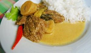 Curcuma de Bœuf mijoté aux légumes