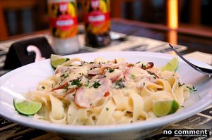 Tagliatelles au poisson fumé