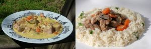 Blanquette de veau au gingembre et piments