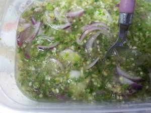 Sauce piment citron