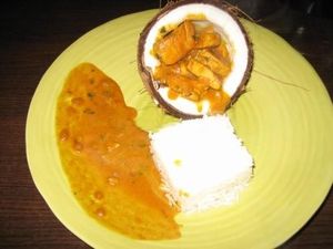 Escalopes de poulet façon malagasy