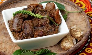 Ritra de canard au gingembre et au poivre vert