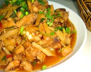 Poulet au gingembre