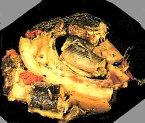 Anguille au porc
